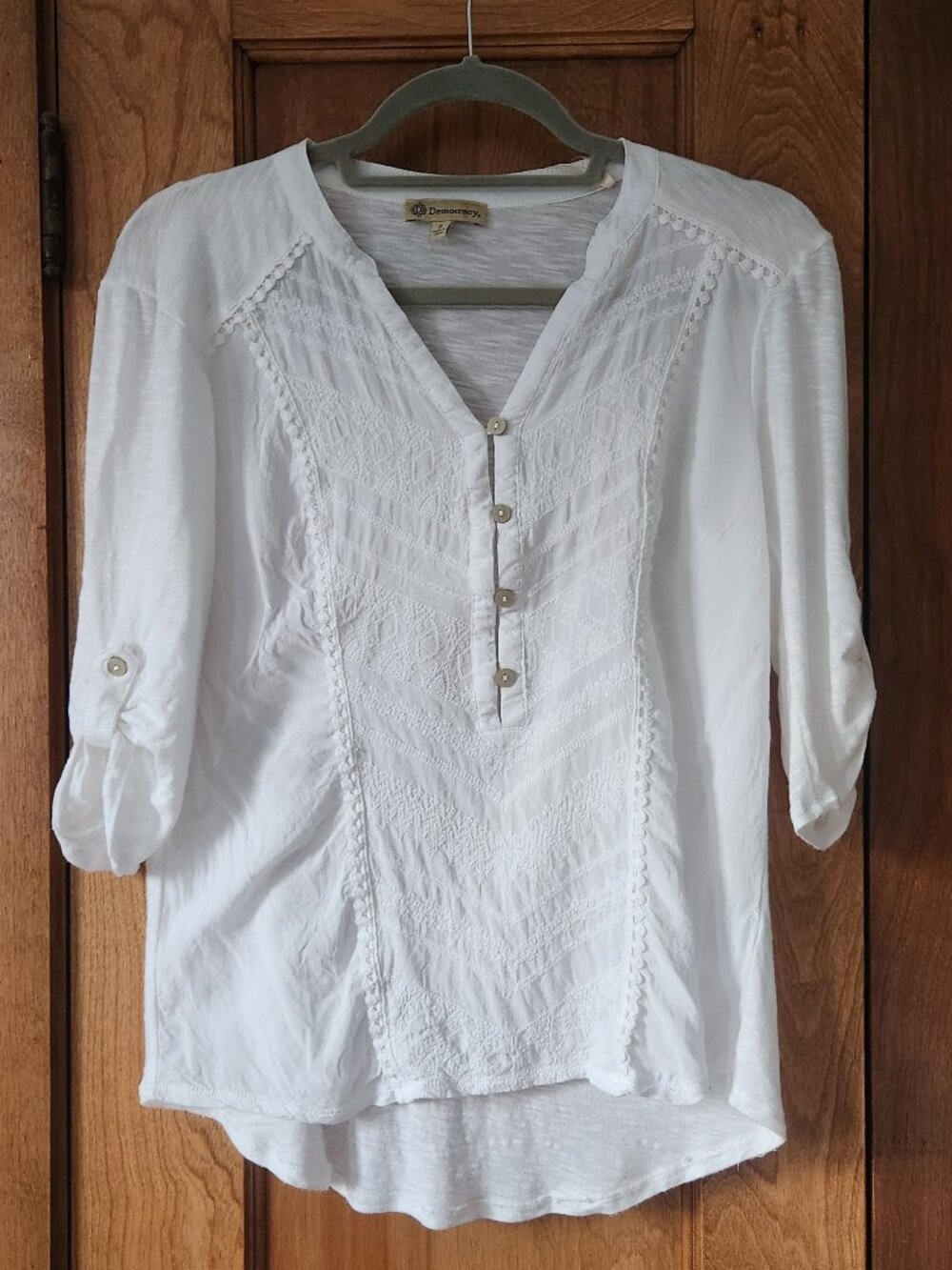 Democracy White Blouse